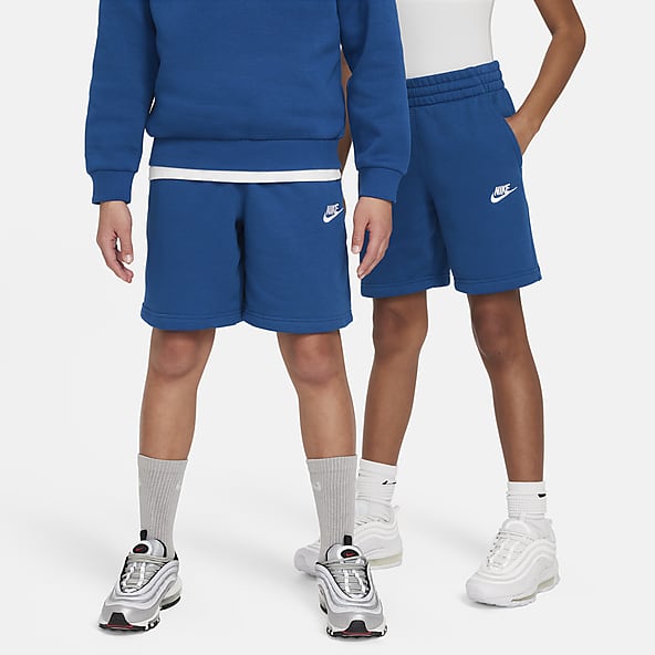 Girls blue nike shorts online
